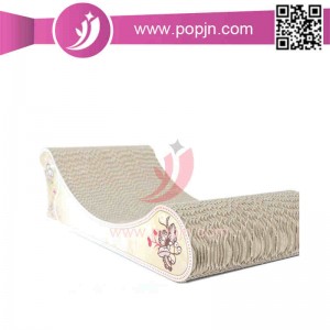 Wave Curved Catnip Cat Scratcher, skrabe post til kat