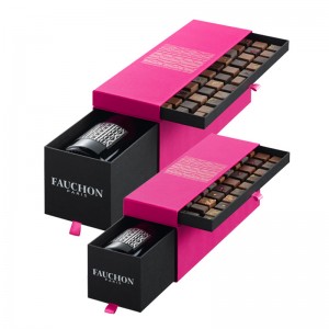 Brugerdefineret stiv emballage luksus magnetpapir gaveæske