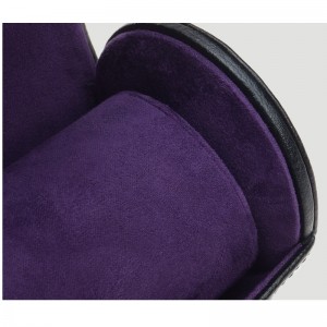 Single Watch Roll Travel Case - Sort sten