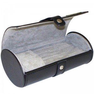 Læderur og manchetkuffert-rejsetaske