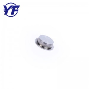 Rustfrit stål runde gevindskiver Rundt metalafstandsstykker med bedste kvalitet