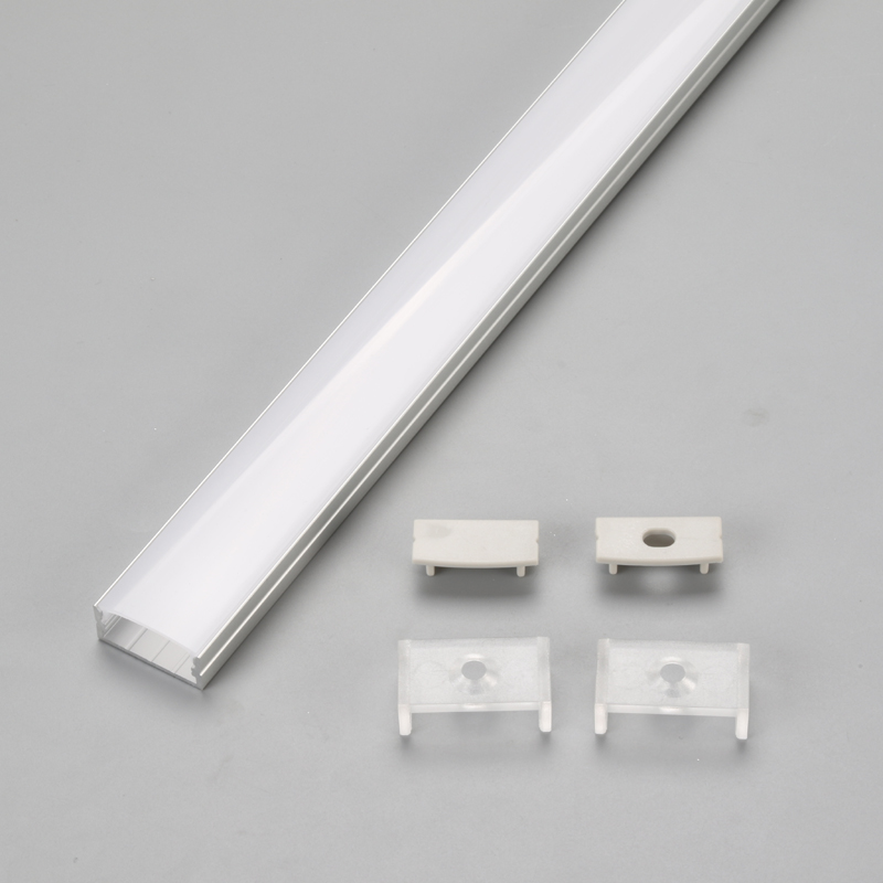6063 seriekvalitet aluminium U-kanalprofil til LED-strimmel