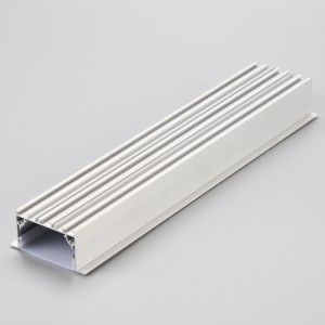 Hot sell ekstruderet U-kanal sort sølv anodiseret LED-strip aluminiumsramme