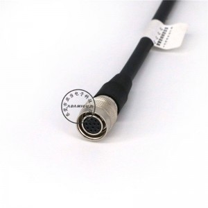 kameralink 12-polet cirkulært industrielt kamerakabel