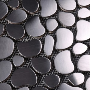 Dekorativ brostensbelagt mosaikflise til komfur