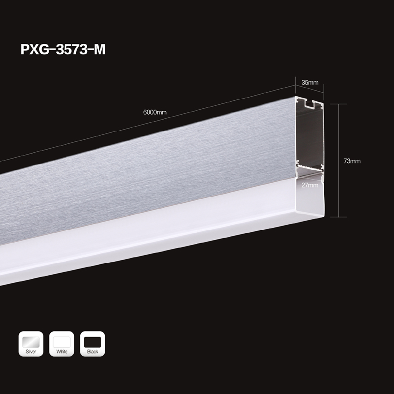 Bedst sælgende hele sæt LED lineær lyshus aluminium kropsovn IP20