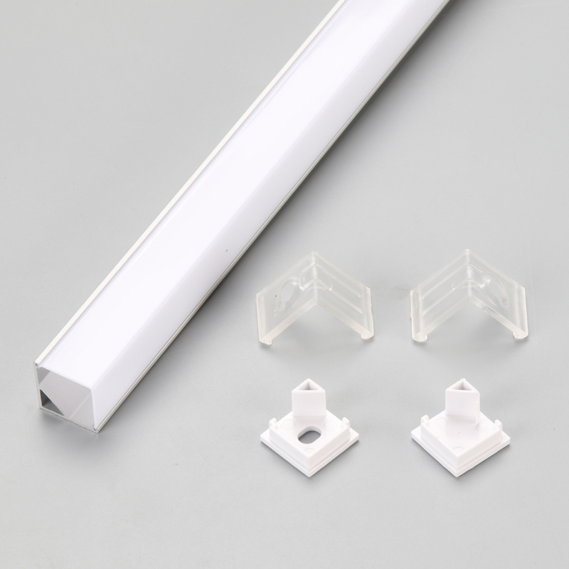90 graders LED-lys aluminiumshus loftbelysning LED-profilstrimmel