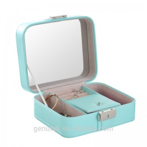 Rejse PU smykkeskrin