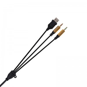 Gaminghovedtelefoner 7.1 omgiver lyd over øre med lydstyrkekontrol