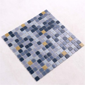 Lav pris Iriserende swimmingpool Glasmosaikfliser 4 mm tykkelse