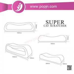 Ridser til bølgepap af kæledyr, ridser, katte, og ridser til katte, der omslutter