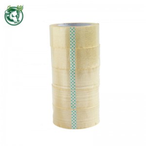 Gul farve uigennemsigtig tætning pakningstape til daglig tape