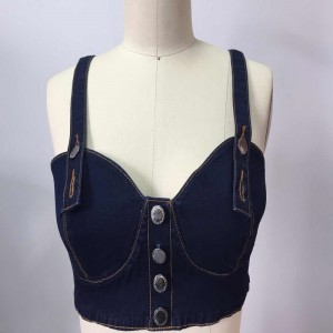 Denim bralet WS321