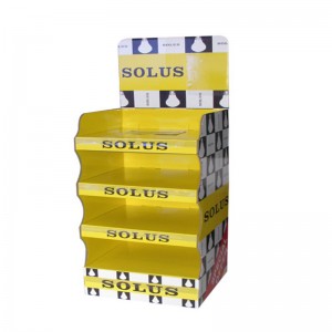 Tilpasset bølgepappapirskærmstativ