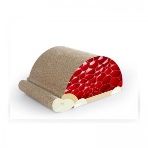 2018 Amazon Hot Sale Bølgepap Katteseng / Katteskrab legetøj / Cat Scratcher Board