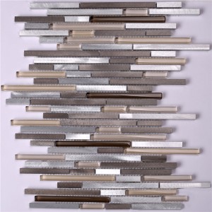 HLC46 glasblanding Alu Bath Flise Mosaik til boligindretning