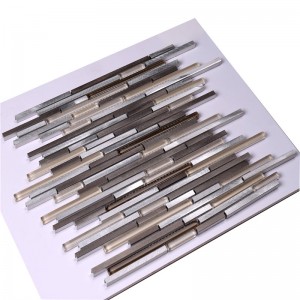 HLC46 glasblanding Alu Bath Flise Mosaik til boligindretning