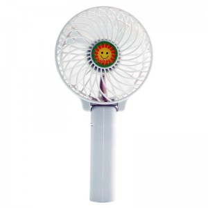 Bærbar håndholdt elektrisk bordfoldning Mini USB-ventilator genopladelig ventilator