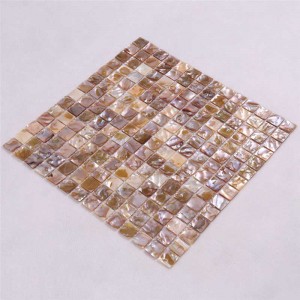 Naturlig udskæring af mosaik i shell til hotelvæg