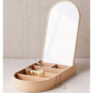 minimal træ smykkeskrin