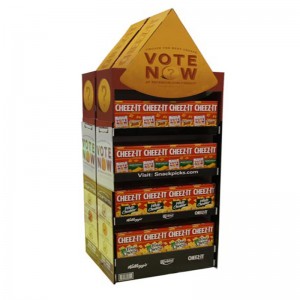 Høj kvalitet tilpasset gulvpapir pap display