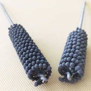 Slibning af aluminiumoxid slibende fleksible honningbørster