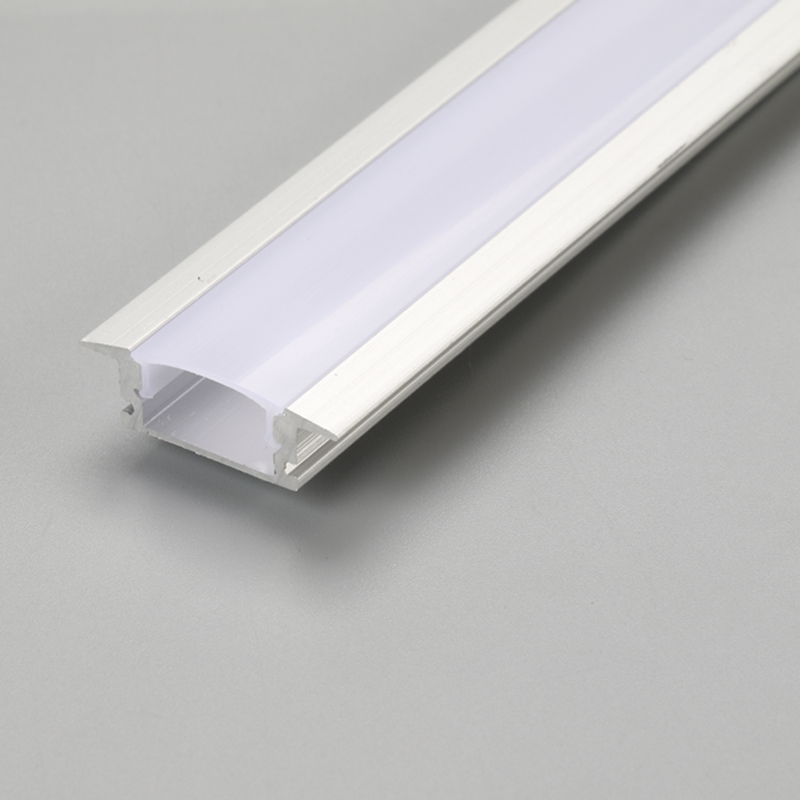 Forsænket LED-strips lineær aluminiumskanalprofil