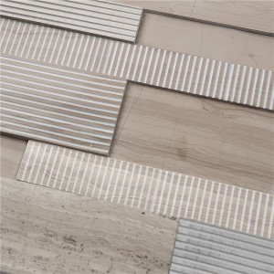 HF-9 Rabatpris Modestrip Dekorativ udvendig vægbeklædning Mosaik Keramisk blanding Naturstensten