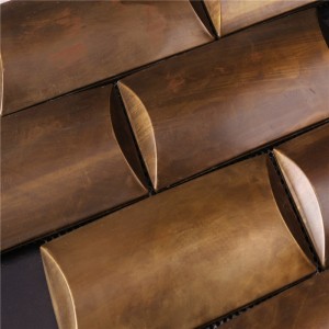 Vintage kobber mosaikfliser til lobbyindretning HSW18126