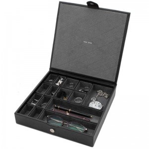 HERRE DESKTOP VALET I LÆDER