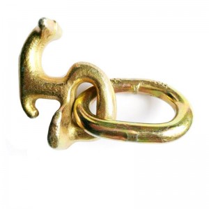 G70 smed R-krog med svejset led guldbelagt