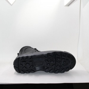 Mænds ægte læder hær bekæmper militære støvler med lynlås