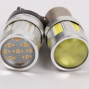 7,5w cob bil led bremselys T20 7443
