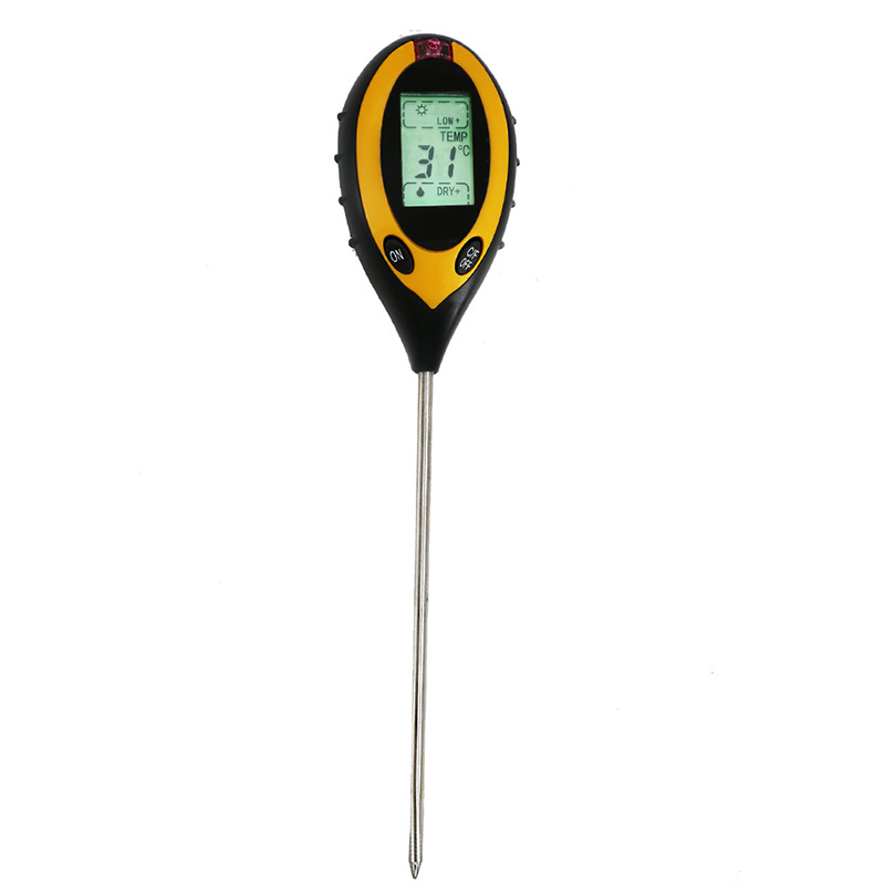 Indendørs udendørs haveværktøj Jord pH Fugtighedstester Længde 198 mm lang probe
