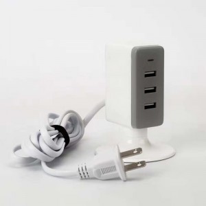 KPS-8404LC 3 USB-porte Lille ladetårn