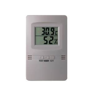Ultratynde og enkelt LCD digitale termometer \u0026 hygrometer + -1C + -5% RH Hygrothermograph