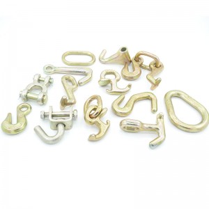 Smedet fingerspidshak gulbelagt