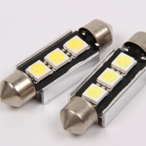 canbus fejlfri 5050 3smd 36mm led festoon pære