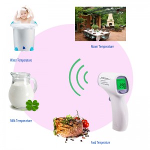 Brugsgrad Stærk pistolstilstand Kropstemperaturmåler