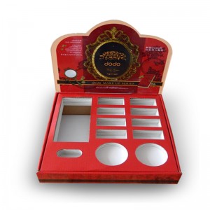 Brugerdefineret print Display Stand karton til køleflasker