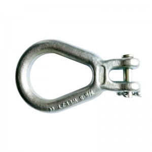 G70 Alloy Clevis Lug Link Hvid Zinkbelagt