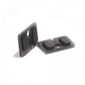 Rustfrit stål firkantet type med pladeglasklemme