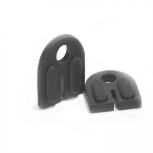 Rustfrit stål 90 graders midterste glassklemme