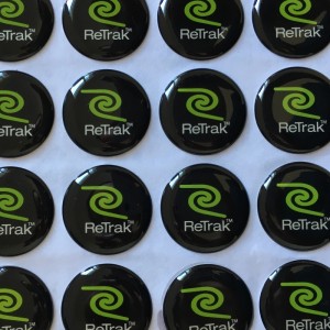 polyurethan resin dompede klistermærker --- 3M stærk klæbemiddel, vandtæt, UV- og gulfarvemodstand, digital eller silketryk