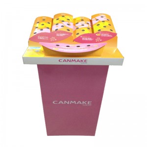 YJ Display Leverandører Pop Karton Papir Display Stand Bølgepap karton