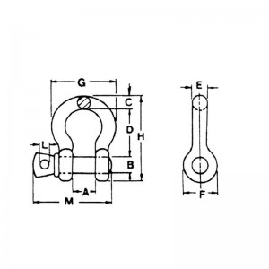 Galvaniseret sikkerhedsbolt-ankerfæste