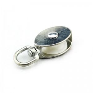 Øjefast Nylon remskive Zinc Alloy Die Cast