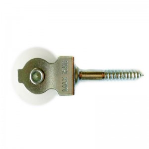 Øjefast Nylon remskive Zinc Alloy Die Cast