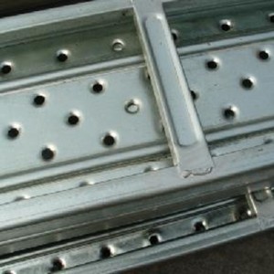 250 bredde galvaniseret stillads stålplade