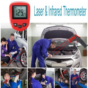 Industriel temperaturmåling Analyseinstrumenter Termometer pistol Type